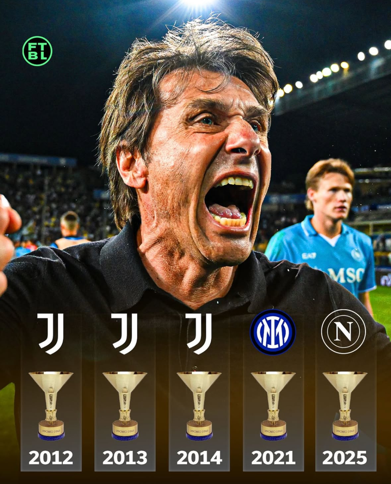 尤文图斯惨败国际米兰，失守主场